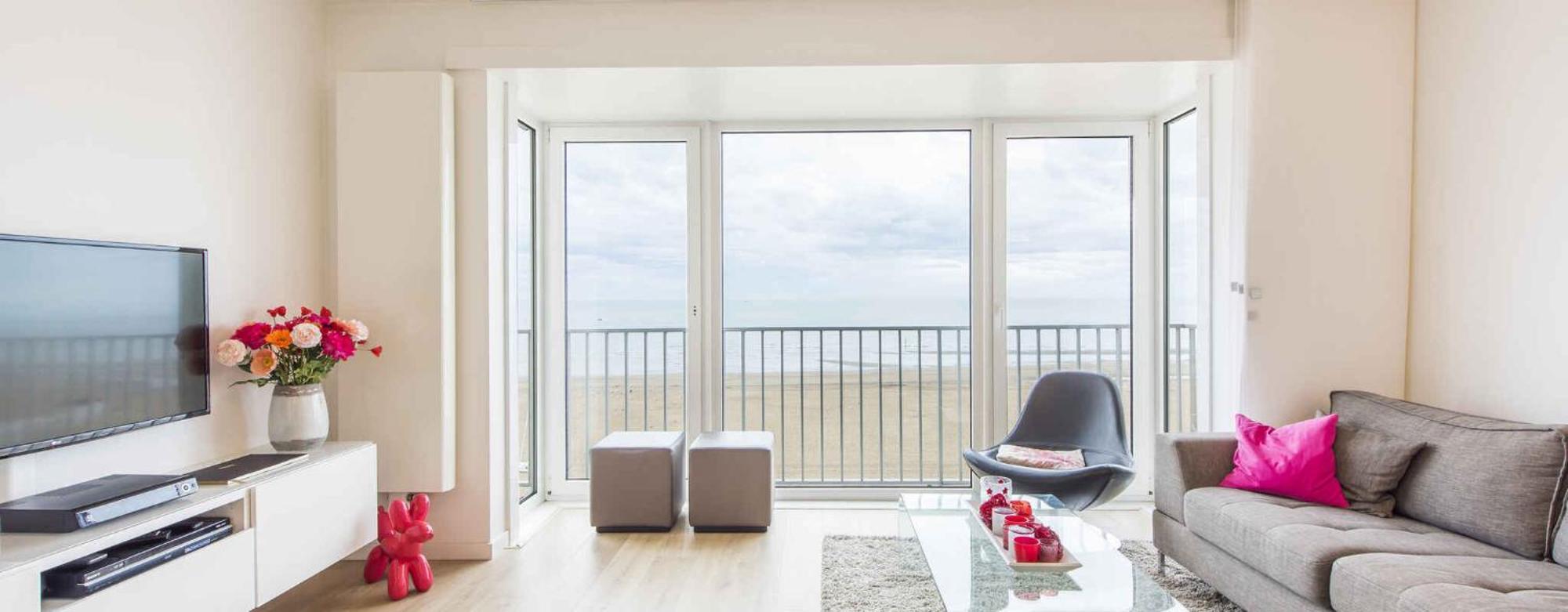 Malouki - 4 Sterren Met Frontaal Zeezicht Appartement Coxyde